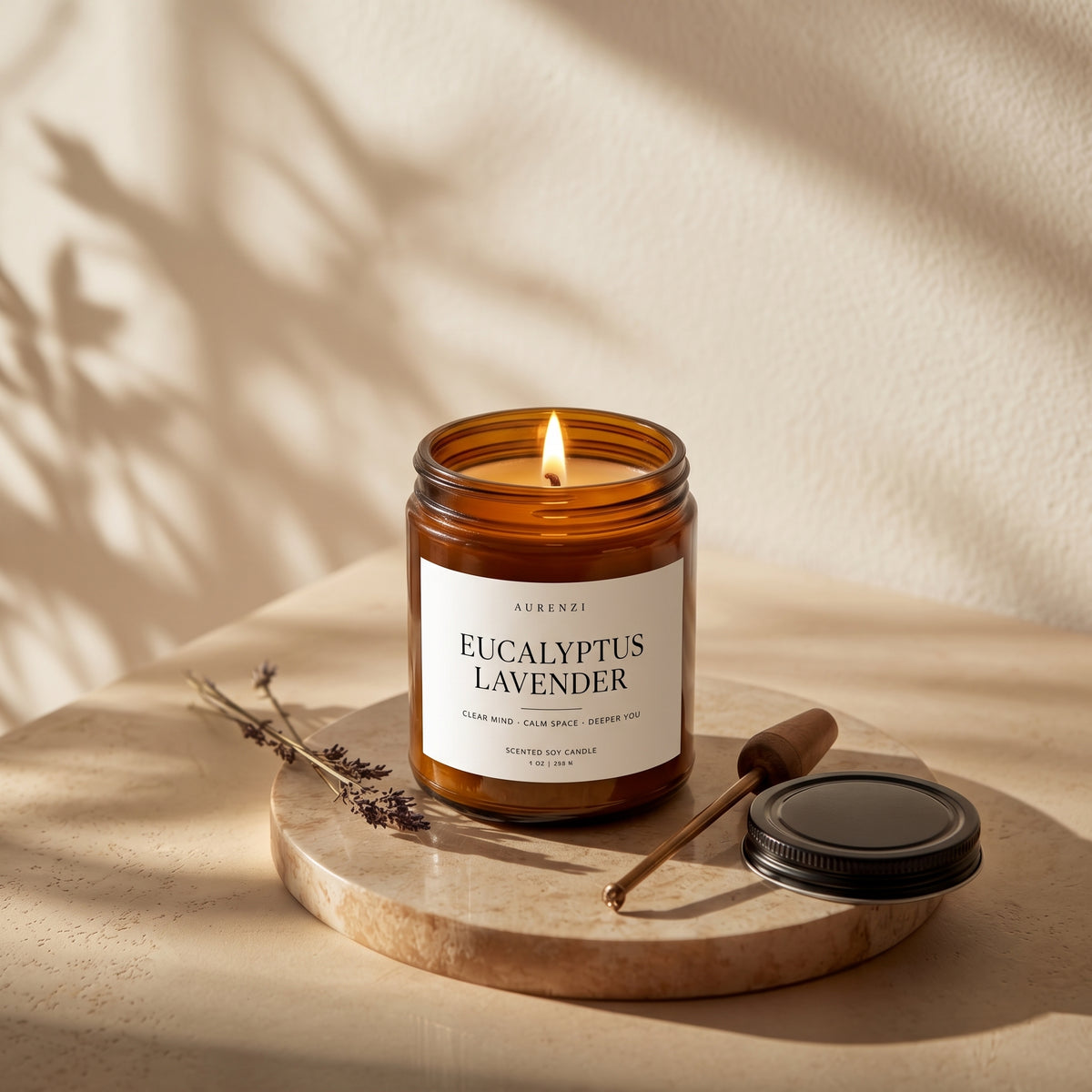 Eucalyptus Lavender Soy Candle — 9 oz